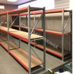 Porta Pallet Mini 200x180x60 200kg Nível 4 Níveis Com Mdf Preto