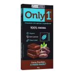 Chocolate 100% cacau 70g Only4 Sabores