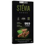 Chocolate zero açúcar 70g SteviaChoco Sabores