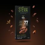 Chocolate zero açúcar 20g SteviaChoco Sabores
