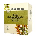 Blend Cha para Mamae Gestante Sache Natural Ervas Infusao