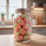 Marshmallow Morango Fini Macio Rocha Saúde