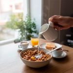 Granola Crocante Classica e Saborosa para o Cafe Rocha Saúde
