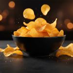 Chips de Inhame com Sal Rosa Rocha Saúde