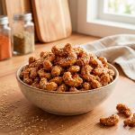 Castanha de Caju Caramelizada com Gergelim Rocha Saúde