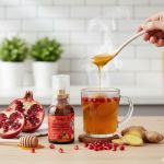 Mel com Própolis, Romã e Gengibre 30ml Natural Apícola