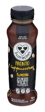 Bebida Láctea Cappuccino Classic Power 3 Corações 260ml