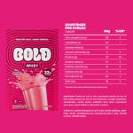Whey Protein Concentrado 20g Sache 30g Sabores Bold