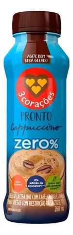 Cappuccino Power Baunilha 15g de Proteína 3 Corações 250ml