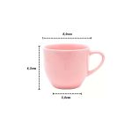 Xicara de Cha Ceramica 170 Rosa