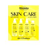 Kit Skin Care Facial 4 Produtos Rhenuks Cosméticos Funções