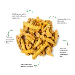Cha de Acafrao Raiz Sache Natural Ervas Infusao Premium