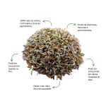 Cha de Alfazema Azul Sache Natural Ervas Infusao Premium