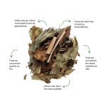 Cha de Chapeu de Couro Sache Natural Ervas Infusao Premium