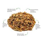 Cha de Cascara Sache Natural Ervas Infusao Premium Qualidade