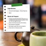 Cha de Hortela Egipcia Menta Piperita Rocha Saude 100% Puro