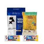 Kit Whey 900g Max Titanium 3 Barras Mrs Taste 2 Zaytas Fit