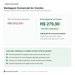 Combo Hipertrofia Whey Shark Pro 26g Creatina Barra 38g