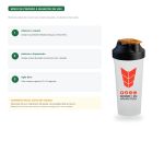 Coqueteleira 600ml New Millen Shaker para Whey Suplementos