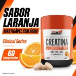 Creatina Mastigavel Laranja 60 Caps Pote New Millen