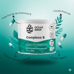 Complexo B 60 Capsulas Vitaminas B1 a B12 Ocean Drop