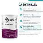 Creatina Monohidratada 180 Capsulas Forca Pura Ocean Drop