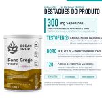 Feno Grego Boro Libifem 120 Capsulas Vitalidade Ocean Drop