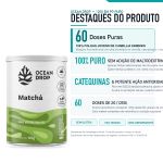 Matcha em Po Puro 125g 60 Doses Camellia Sinensis Ocean Drop