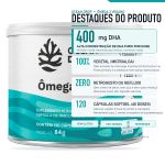 Omega 3 DHA 100 Vegetal 120 Capsulas 400mg Ocean Drop