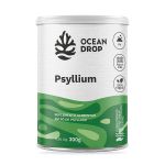 Psyllium em Po Puro 300g 30 Doses Fibras Naturais Ocean Drop