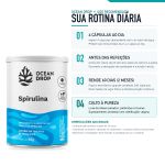 Spirulina 400mg 240 Capsulas Microalga Pura Ocean Drop