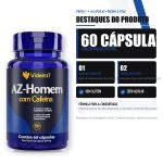 Multivitaminico AZ Homem com Cafeina 60Caps Videira7