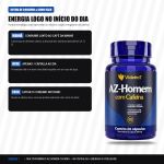 Multivitaminico AZ Homem com Cafeina 60Caps Videira7