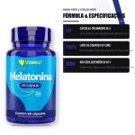 Melatonina Videira7 60 Cápsulas 500mg Regulador Sono Natural