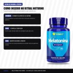 Melatonina Videira7 60 Cápsulas 500mg Regulador Sono Natural