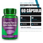 Colágeno Tipo II + Ác. Hialurônico 500mg 60Caps Videira 7