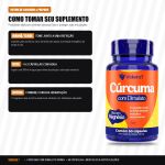 Cúrcuma com Dimalato 500mg 60Caps Videira7