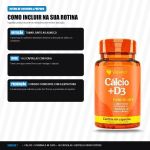 Cálcio + Vitamina D 60Caps Videira7