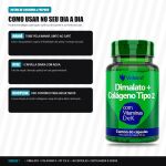 Dimalato + Colágeno Tipo II C/Vitamina D e K 60Caps Videira7