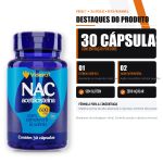 NAC Acetilcisteína C/Vitamina 30Caps Videira7