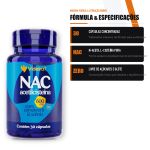 NAC Acetilcisteína C/Vitamina 30Caps Videira7