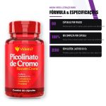 Picolinato de Cromo 100% IDR 60Caps Videira 7
