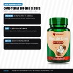 Óleo de Coco Videira7 Extravirgem Original 60 Caps