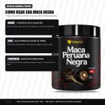 Farinha de Maca Peruana Negra em Pó 100g Videira7