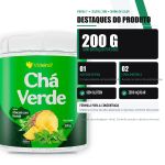 Chá Verde Sabor Abacaxi com Hortelã 200g Videira7