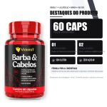 Suplemento Barba e Cabelos 60Caps Videira7
