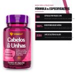 Suplemento Cabelos e Unhas 60Caps Videira7