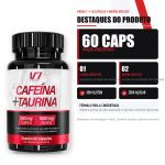 Cafeina e Taurina 60 Capsulas V7 Energy