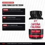 Cafeina e Taurina 60 Capsulas V7 Energy