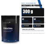 Creatina Monohidratada 100% Pura Micronizada 300g Puravida
